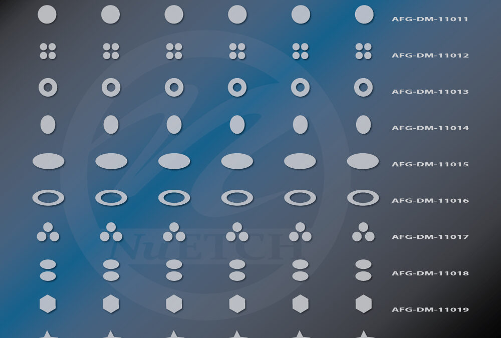 NuEtch Distraction Safety Marker Designs Circles – Ovals – Polys