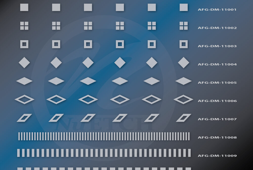 NuEtch Distraction Safety Marker Designs Squares – Diamonds – Dashes