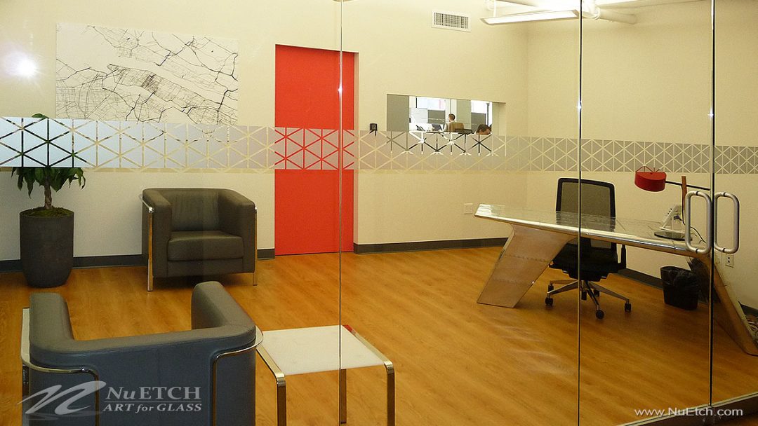 Distraction Markers on glass panels and doors in commercial space is required by law in NYC