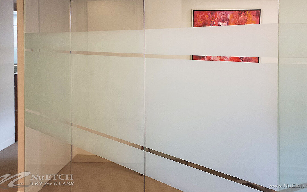 NuEtch – Art for Glass Privacy on Glass Panels
