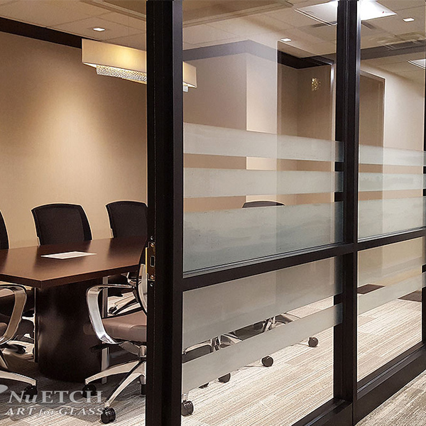 NuEtch Decorative Privacy Solutions for Glass